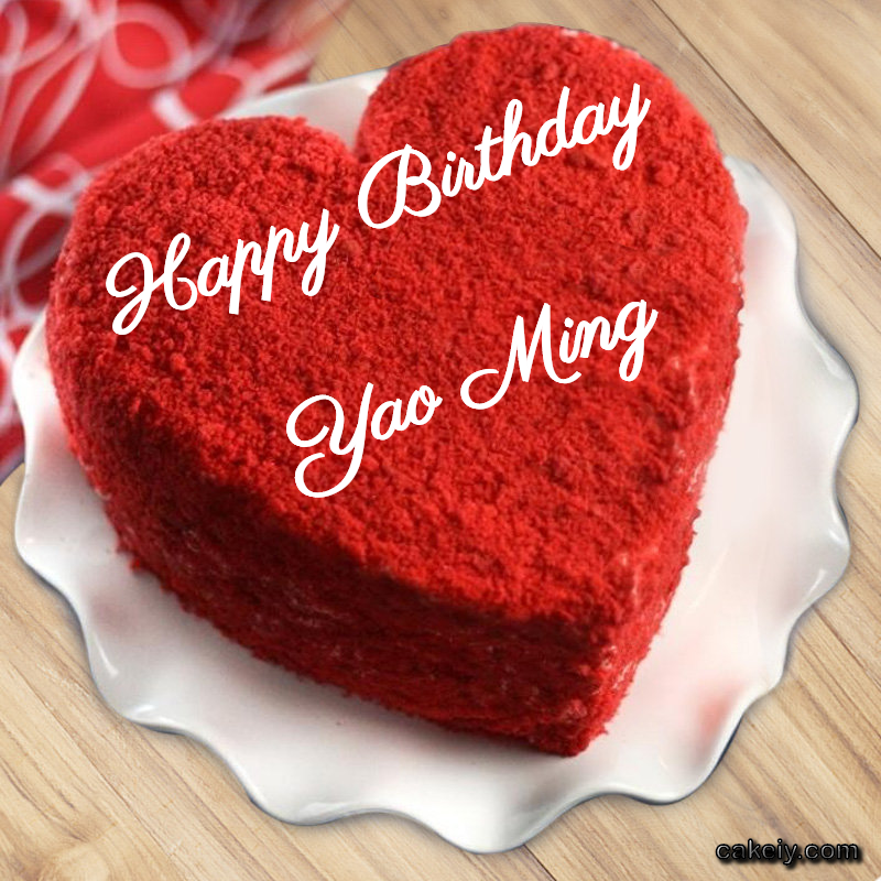 Red Velvet Cake for Yao Ming