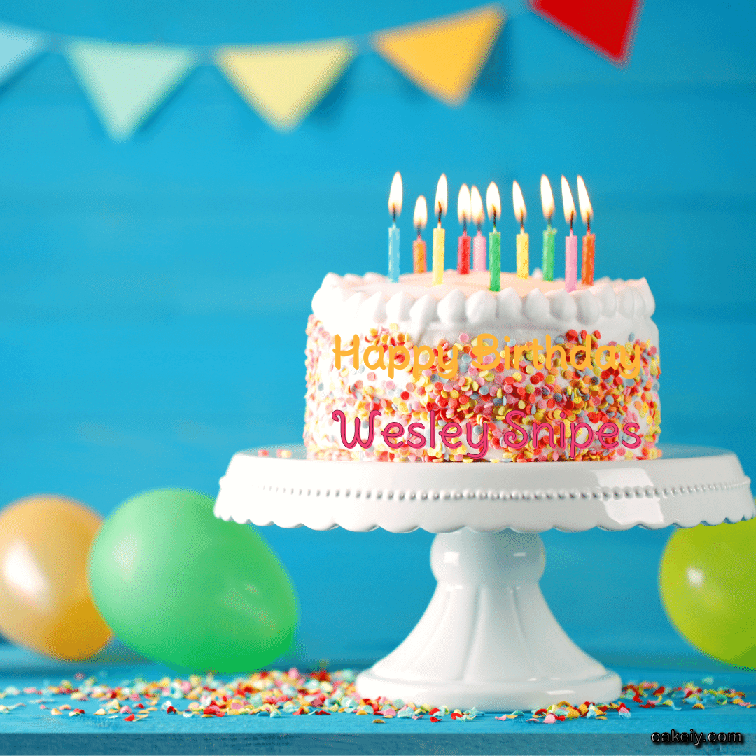 Royal White Forest Cake for Wesley Snipes