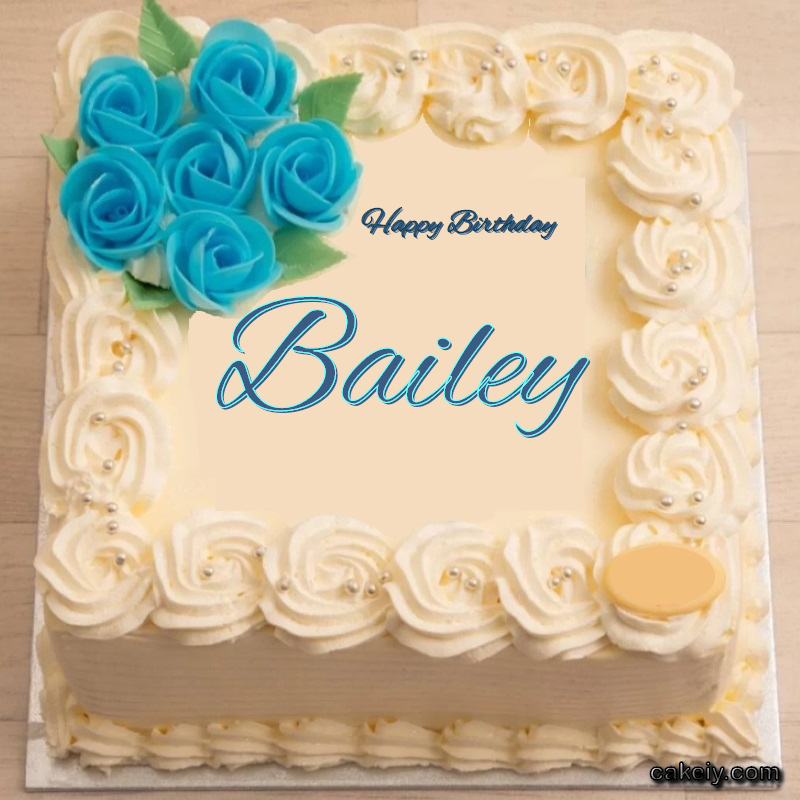Classic With Blue Flower for Bailey