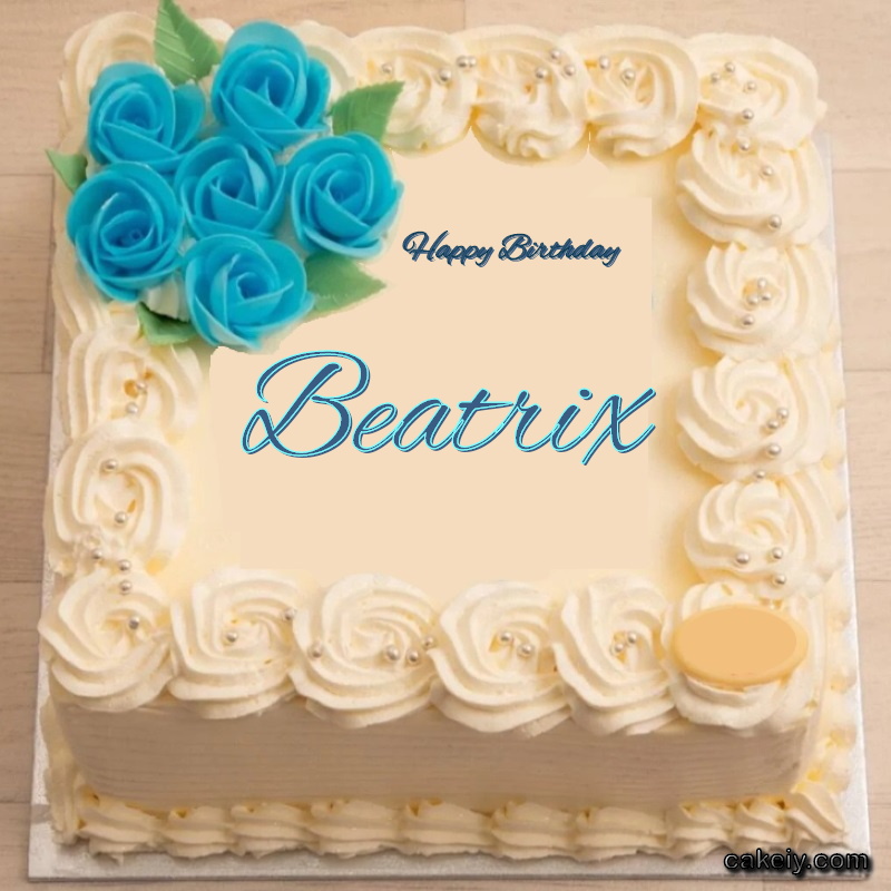 Classic With Blue Flower for Beatrix