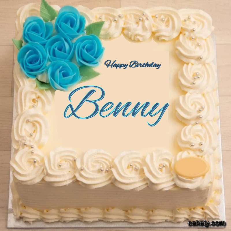 Classic With Blue Flower for Benny