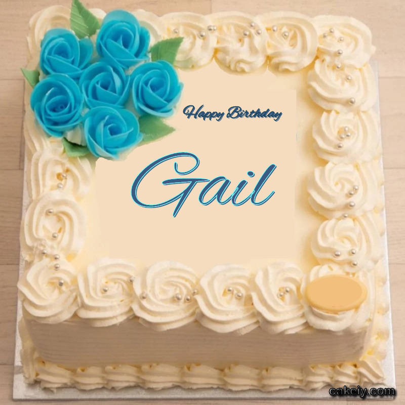 Classic With Blue Flower for Gail