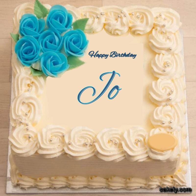 Classic With Blue Flower for Jo