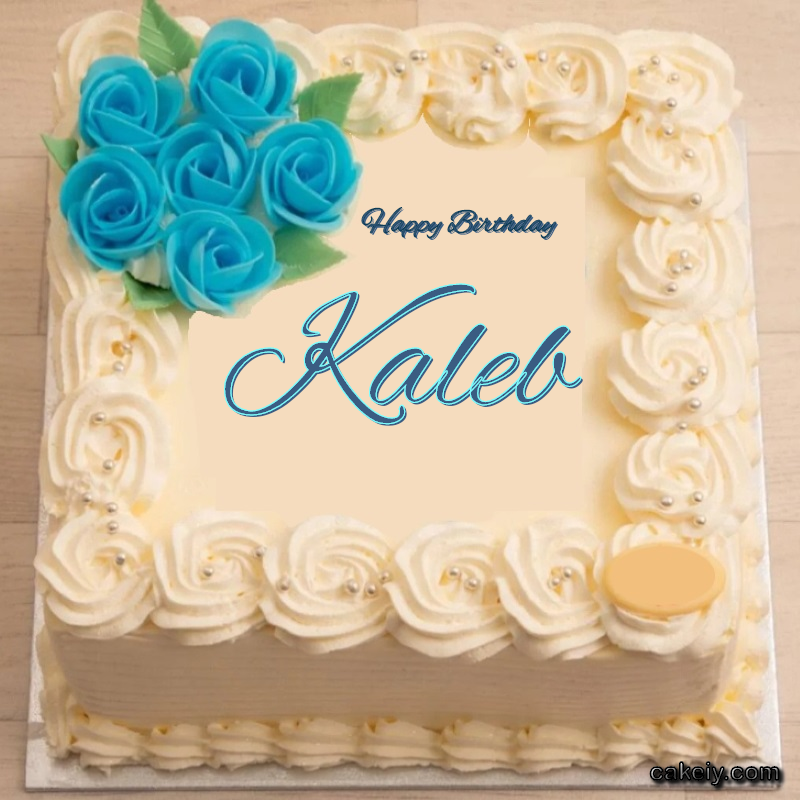 Classic With Blue Flower for Kaleb