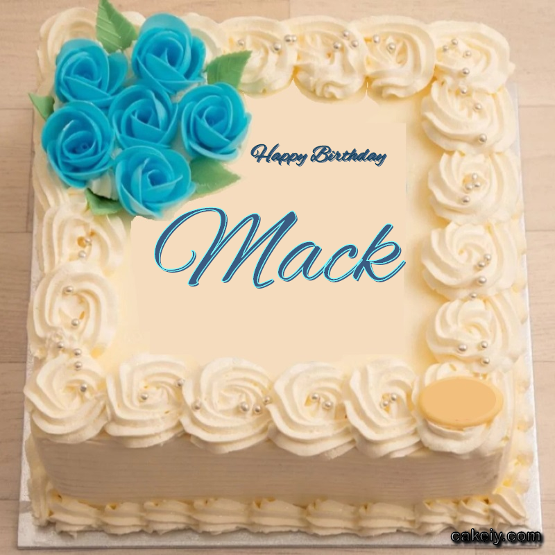 Classic With Blue Flower for Mack