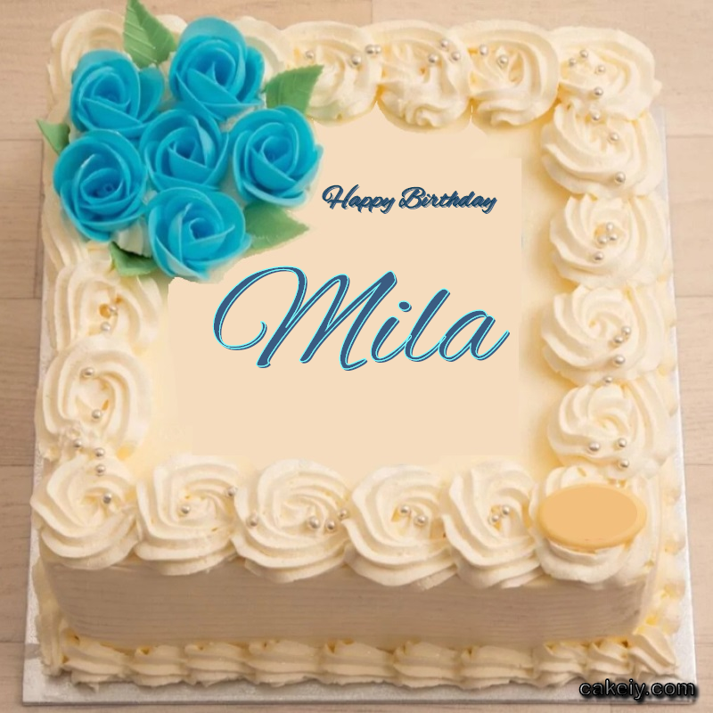 Classic With Blue Flower for Mila