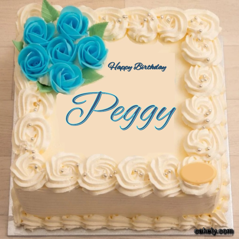 Classic With Blue Flower for Peggy