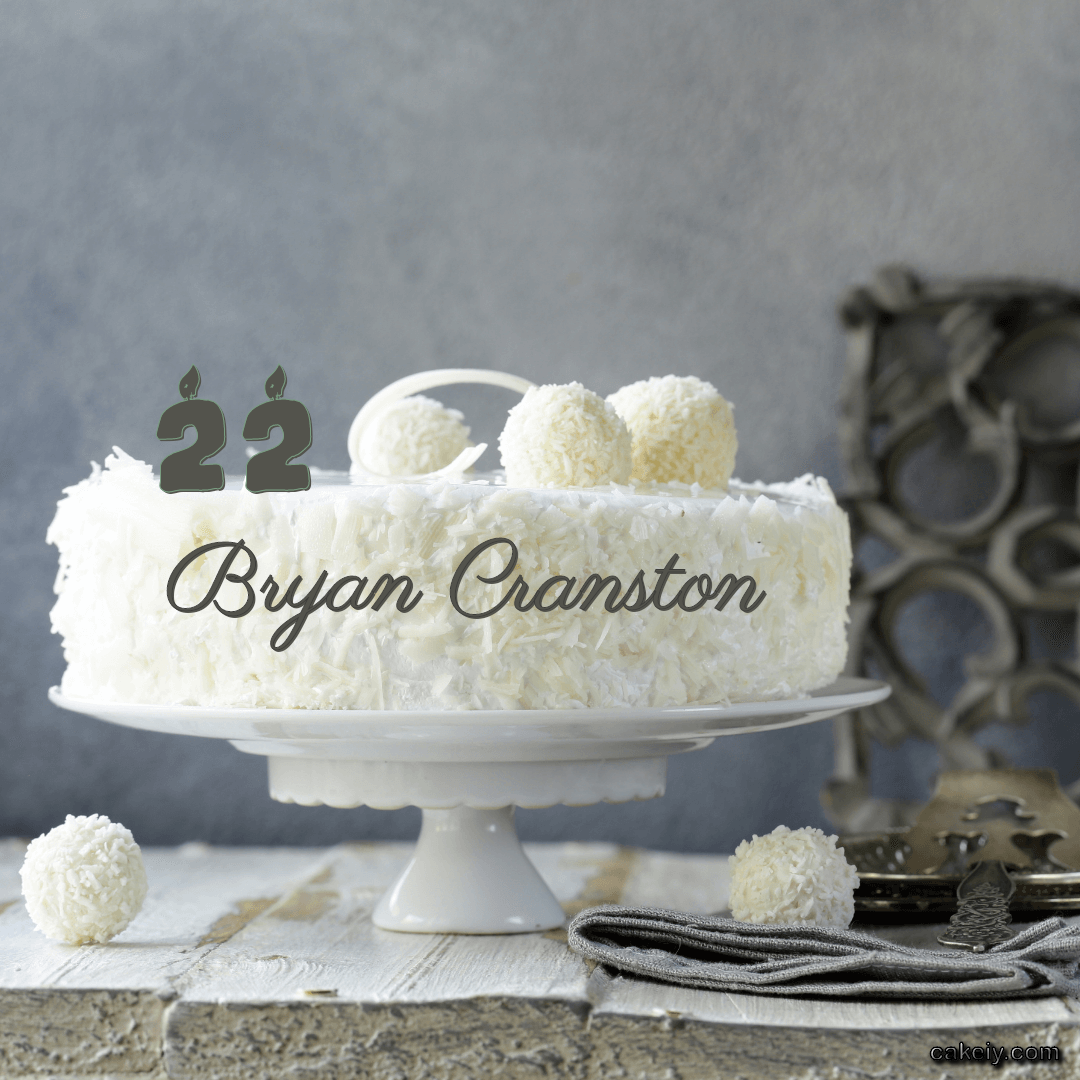 Sultan White Forest Cake for Bryan Cranston