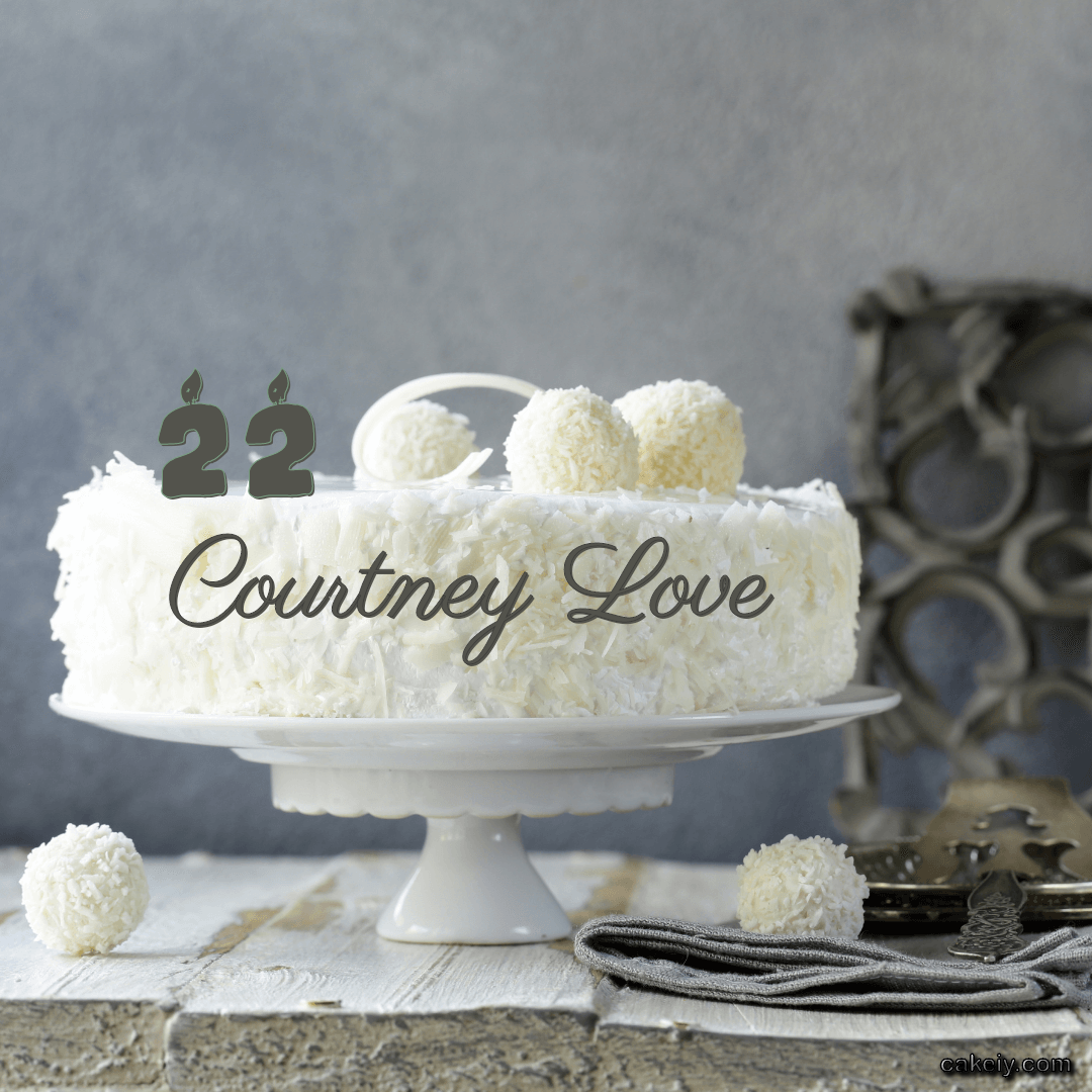 Sultan White Forest Cake for Courtney Love