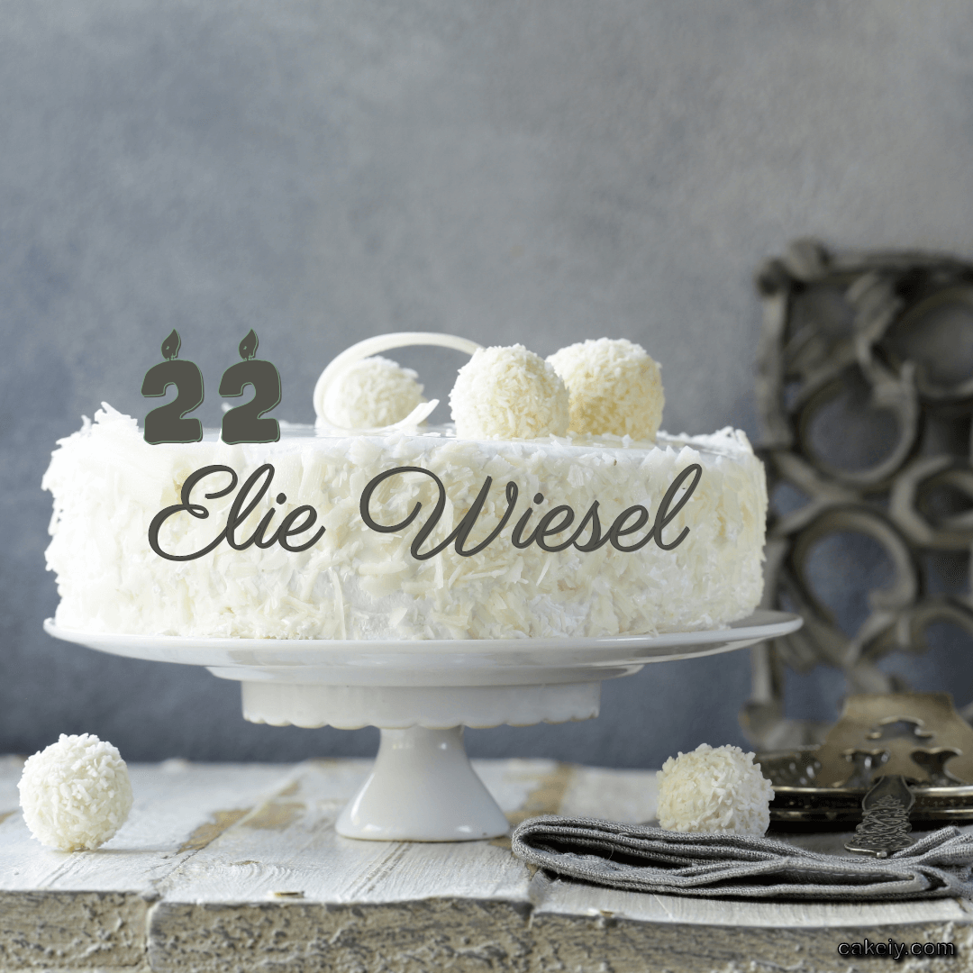 Sultan White Forest Cake for Elie Wiesel