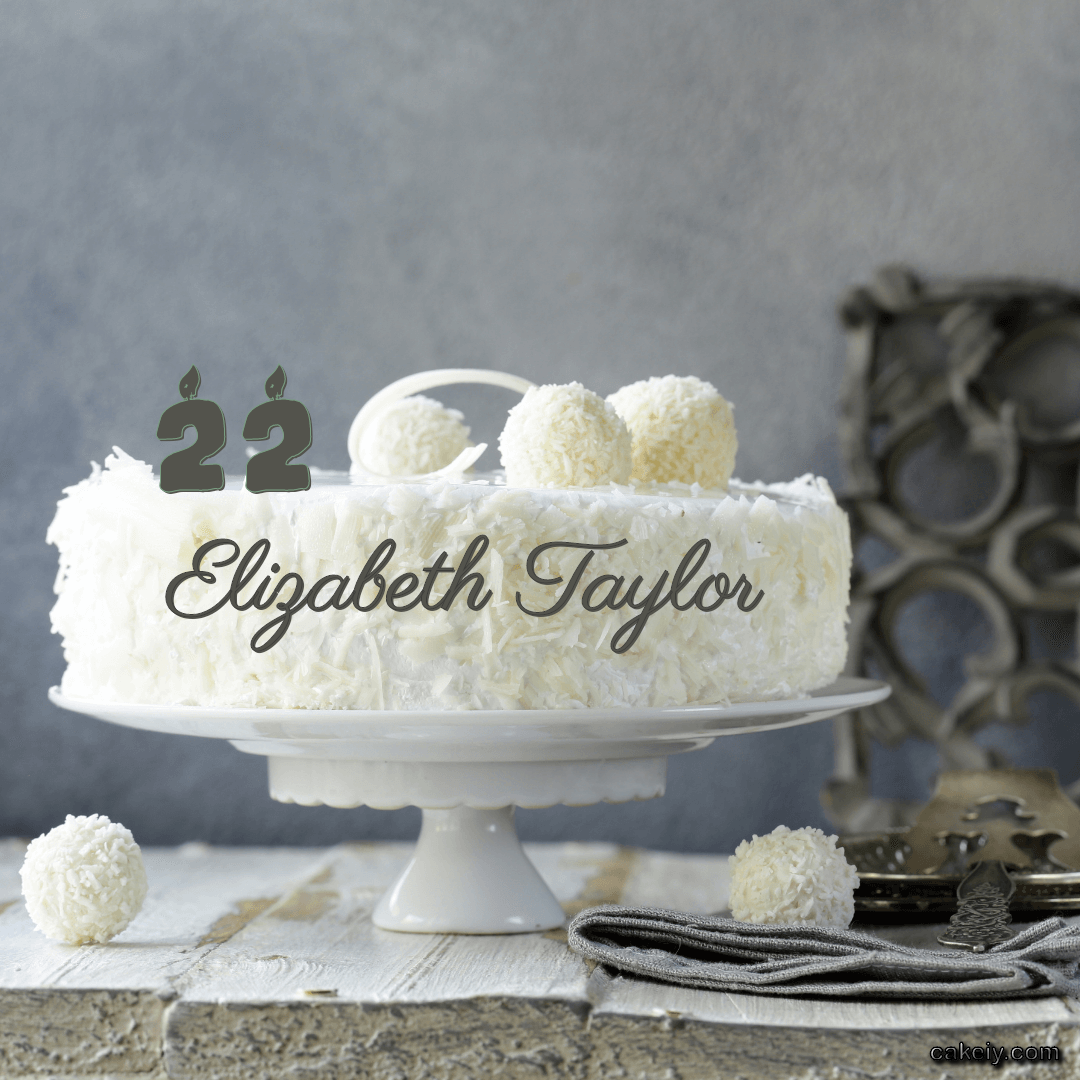 Sultan White Forest Cake for Elizabeth Taylor