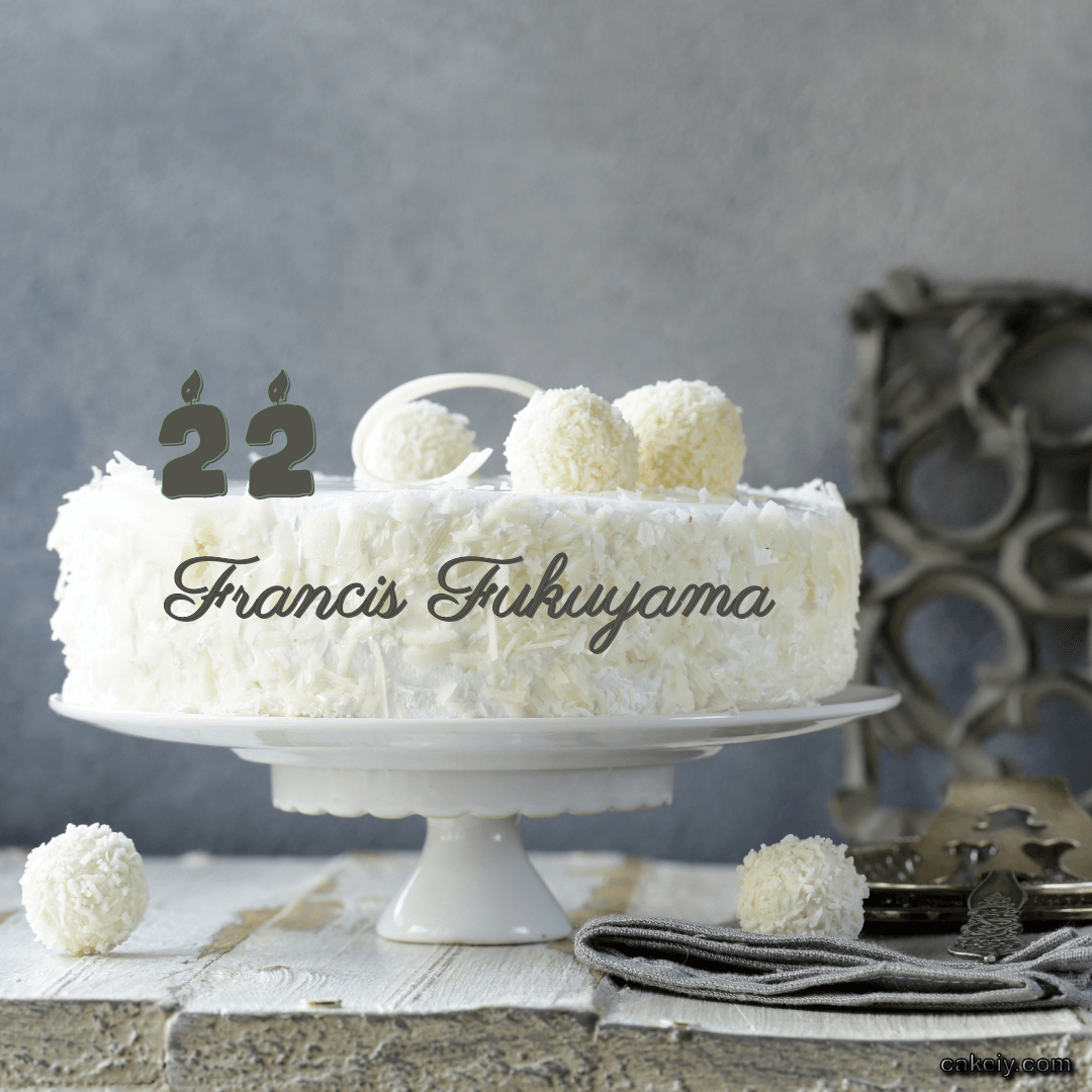 Sultan White Forest Cake for Francis Fukuyama