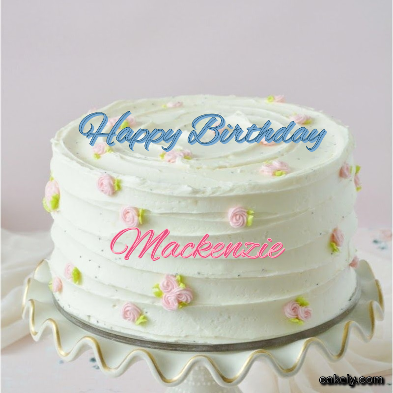 White Light Pink Cake for Mackenzie