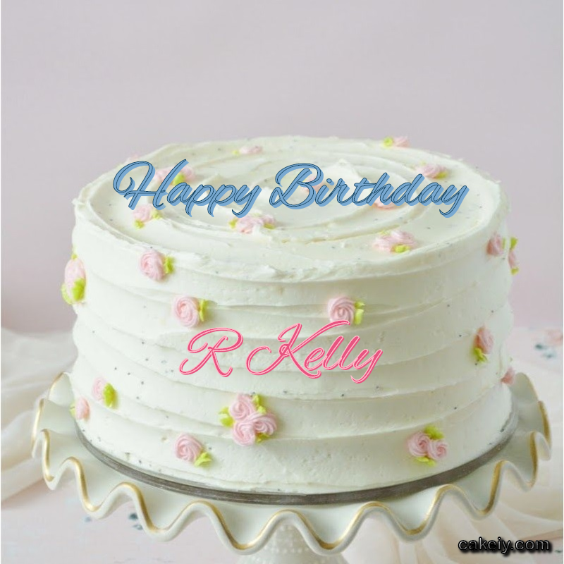 White Light Pink Cake for R Kelly