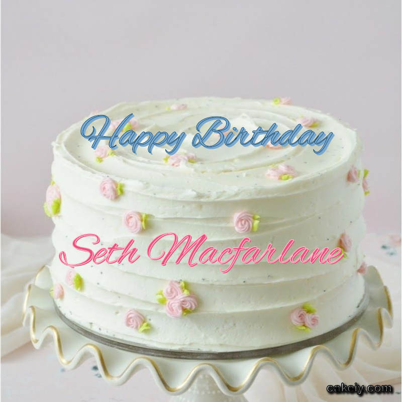 White Light Pink Cake for Seth Macfarlane