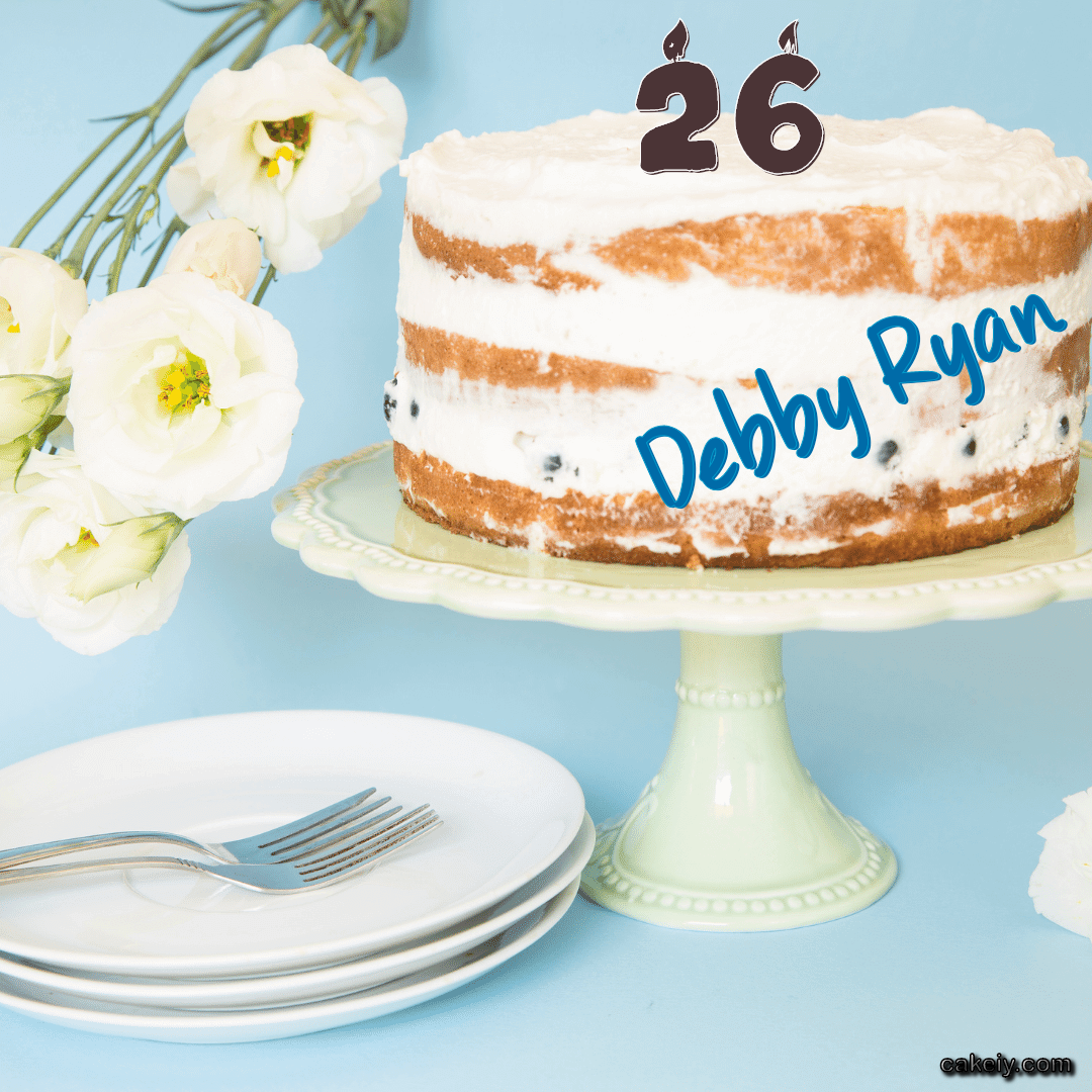 White Plum Cake for Debby Ryan