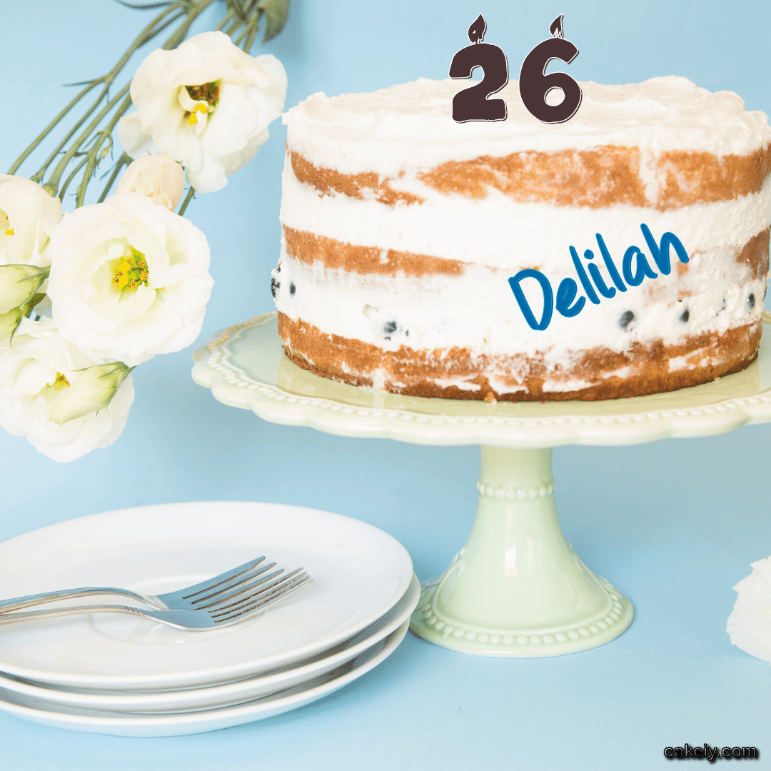 White Plum Cake for Delilah