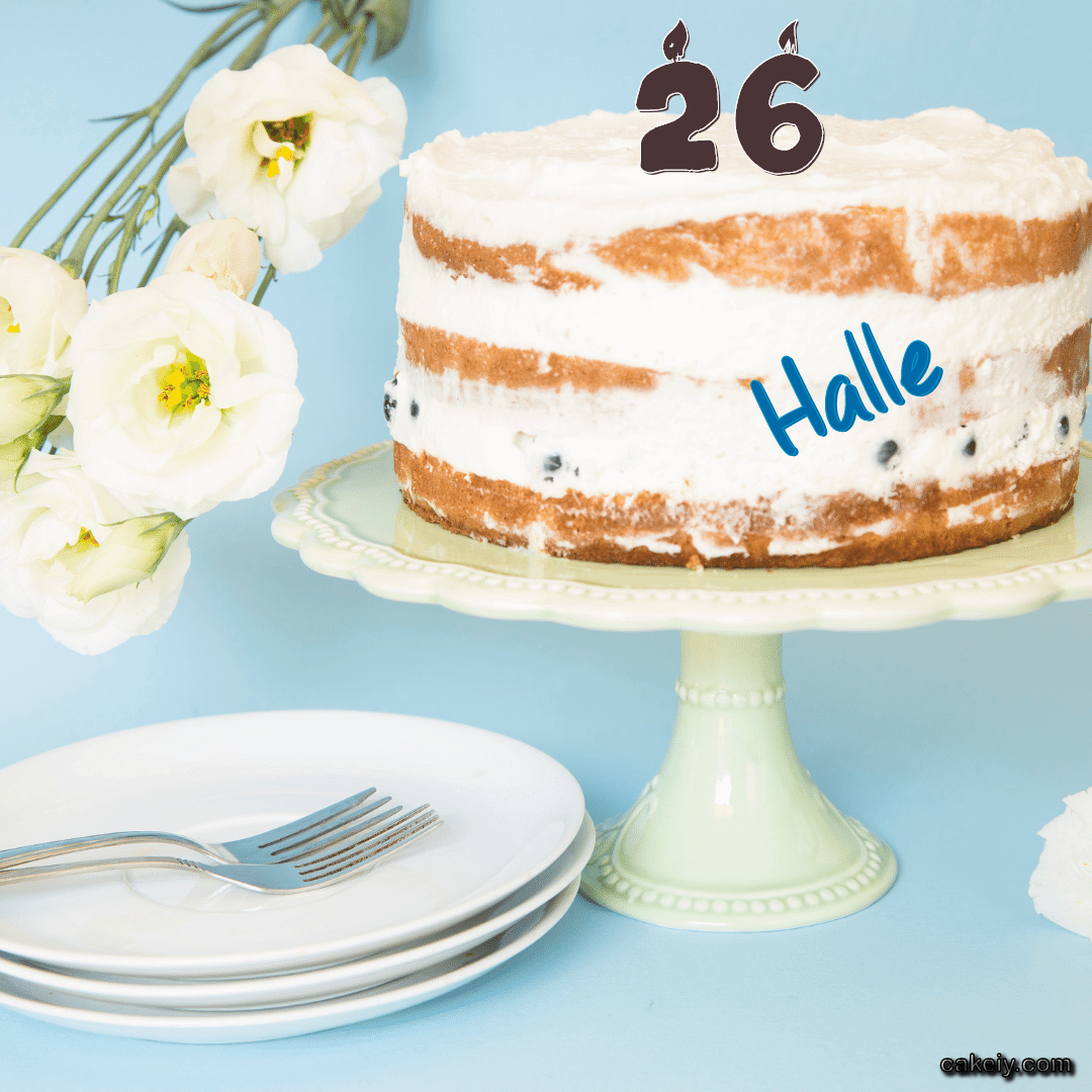White Plum Cake for Halle