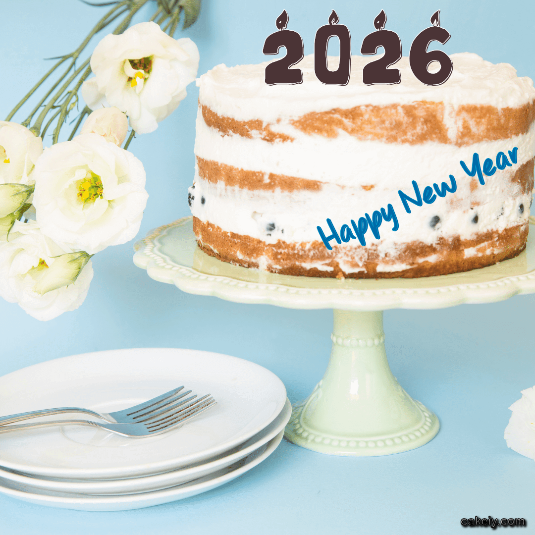 White Plum Cake for Your Name