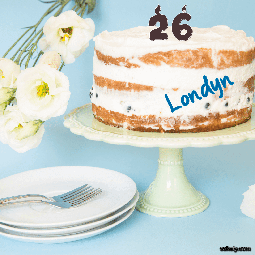 White Plum Cake for Londyn