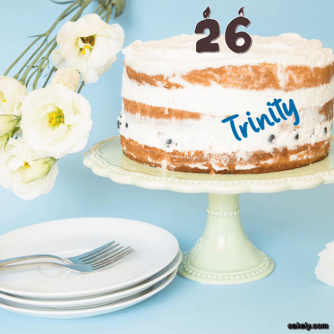 White Plum Cake for Trinity